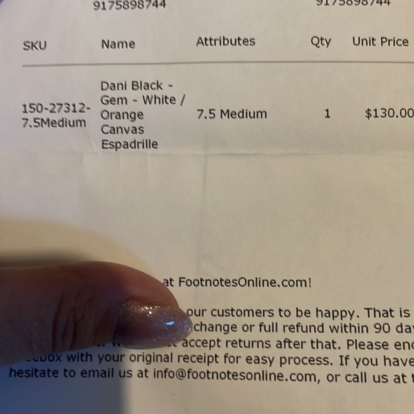 Dani Black Women's Gem Canvas Espadrille 7.5 - Picture 6 of 9